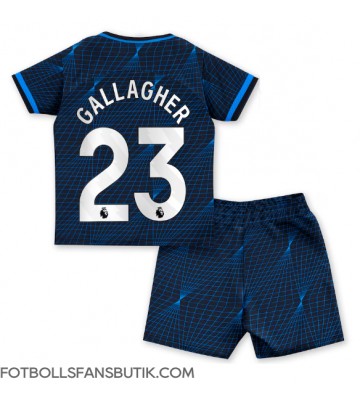 Chelsea Conor Gallagher #23 Replika Bortatröja Barn 2023-24 Kortärmad (+ Korta byxor)